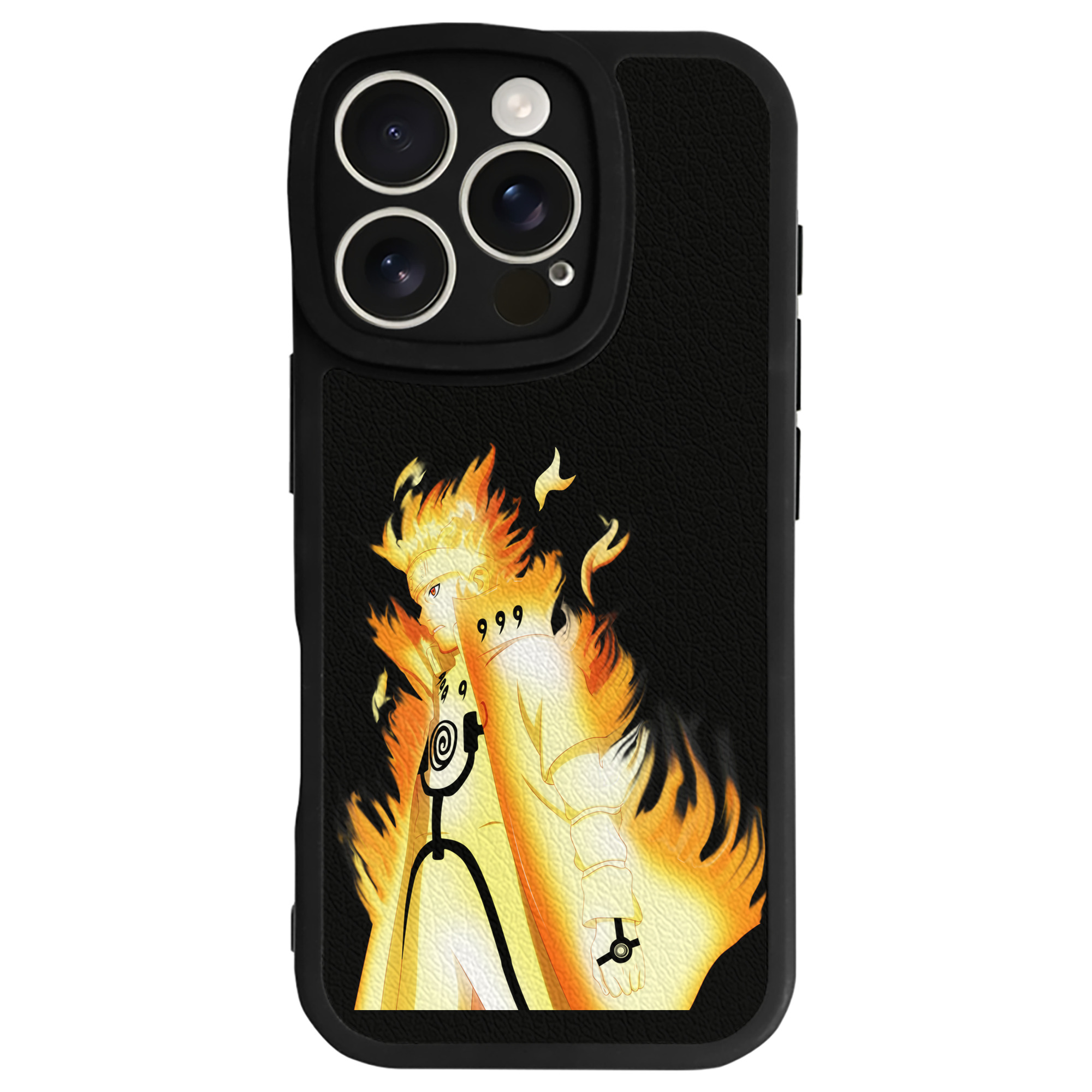 （画像用） NARUTO -ナルト- うずまき ナルト Uzumaki Naruto 【iPhone 16シリーズ対応】シリコンスマホケース（レザー調） 材質：シリコン
